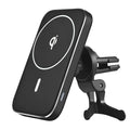 Black M6 magnetic wireless charging car bracket for smartphones