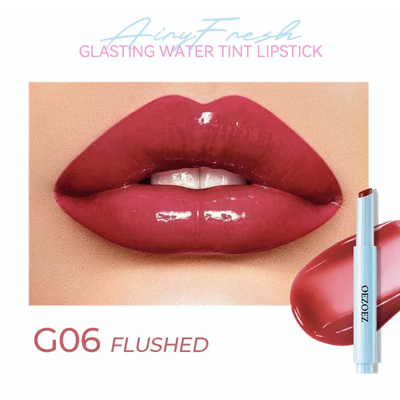 Waterproof moisturising liquid lipstick in six colour shades with 1.8g content