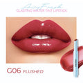 Waterproof moisturising liquid lipstick in six colour shades with 1.8g content