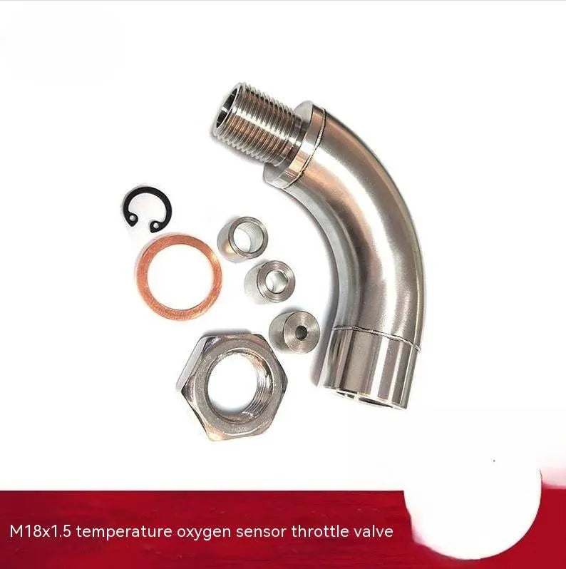 Car M18 1.5 temperature sensor adapter flow valve with automotive threading for temperature monitoring