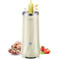 Beige white and green mini breakfast machine with automatic function for kitchen use