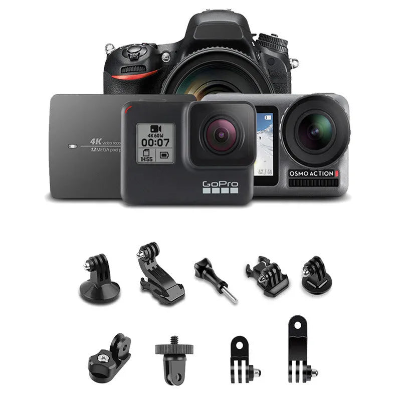 Black Bluetooth selfie stick with wireless remote, extended next to its tripod base.