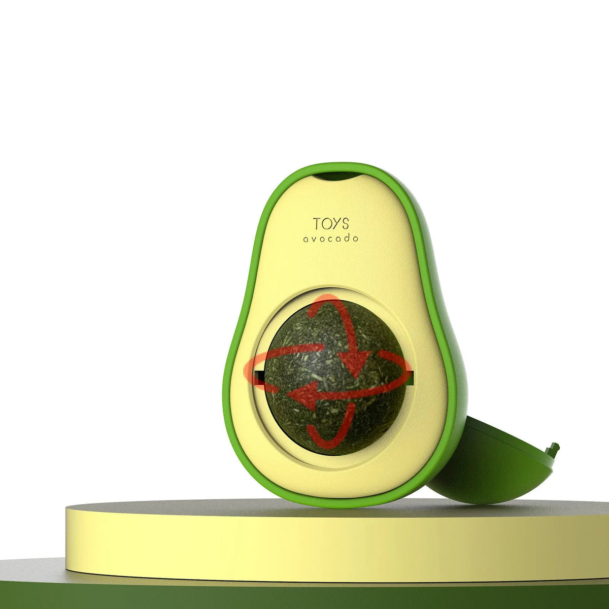 Avocado Cat Mint Catnip Toy 27mm rotating self-healing ABS ball for cats