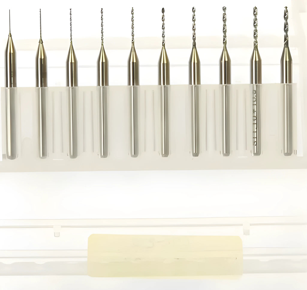 Set of imported tungsten steel micro engraving bits for precision electronics and hardware machining