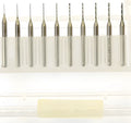 Set of imported tungsten steel micro engraving bits for precision electronics and hardware machining