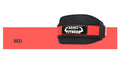Nylon fitness weightlifting waistband with adjustable closure in black colour