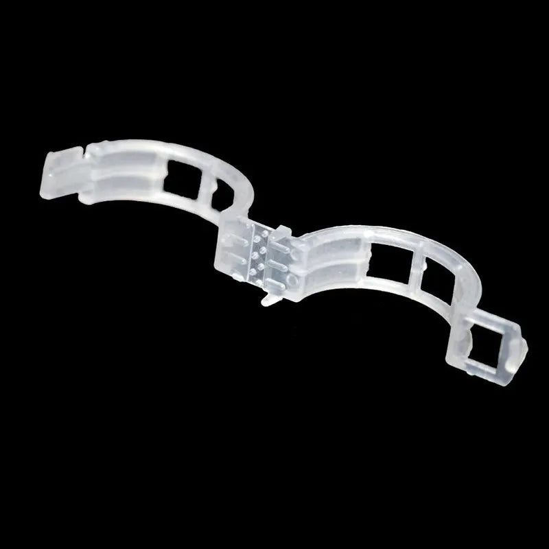50 plastic gardening clips for tomato plant support and flower twig retention in assorted colours