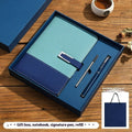 Soft leather-look A5 notebook in business brown with wood-free paper pages