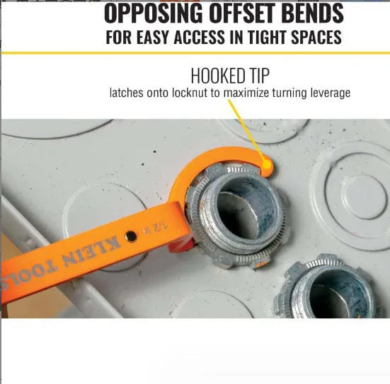 Three colour-coded magnetic crescent wrenches with suction cups - orange, grey, and black spanner set