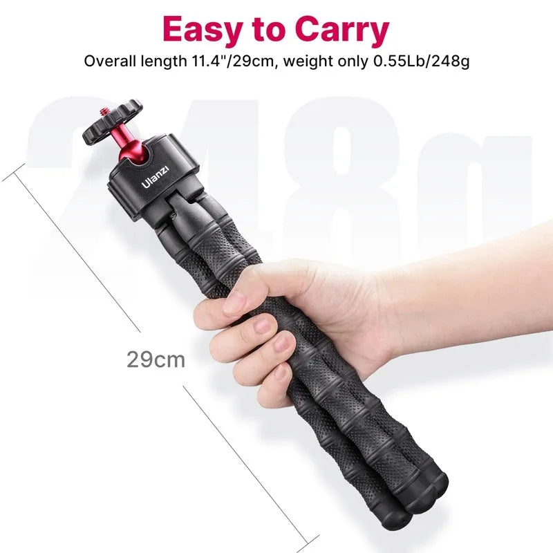 2985 piece vlogging studio kit with tripod, light stands, and camera mounting hardware