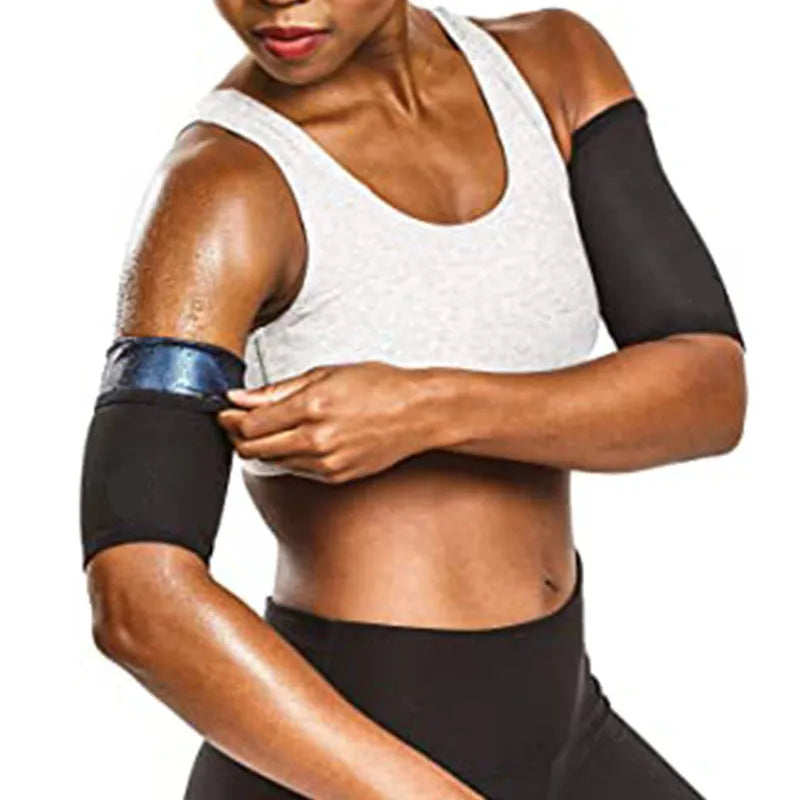 Elastic arm band sweatband in multiple colour options showing binding band construction for gym yoga fitness support