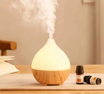 Asakusa wood grain vase-shaped aroma diffuser with 100ml tank capacity