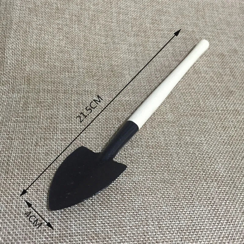 14-piece succulent gardening tool set with watering can mini shovel rake and tweezers on white background