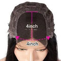 Real human hair 4x4 lace headgear wig with double-layer mechanism in star fashion style for ladies