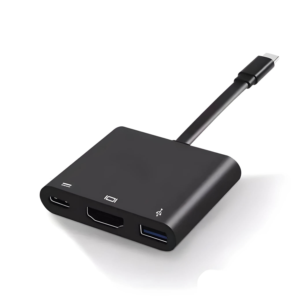 Black USB 3.1 Type-C to HDMI adapter cable for Nintendo Switch and USB-C devices