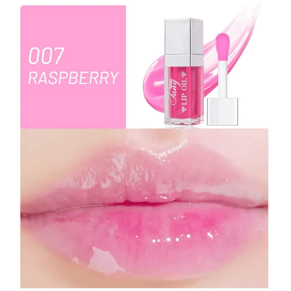 5-color bright lip gloss set with moisturizing lip essence oil for universal skin type hydration and repair