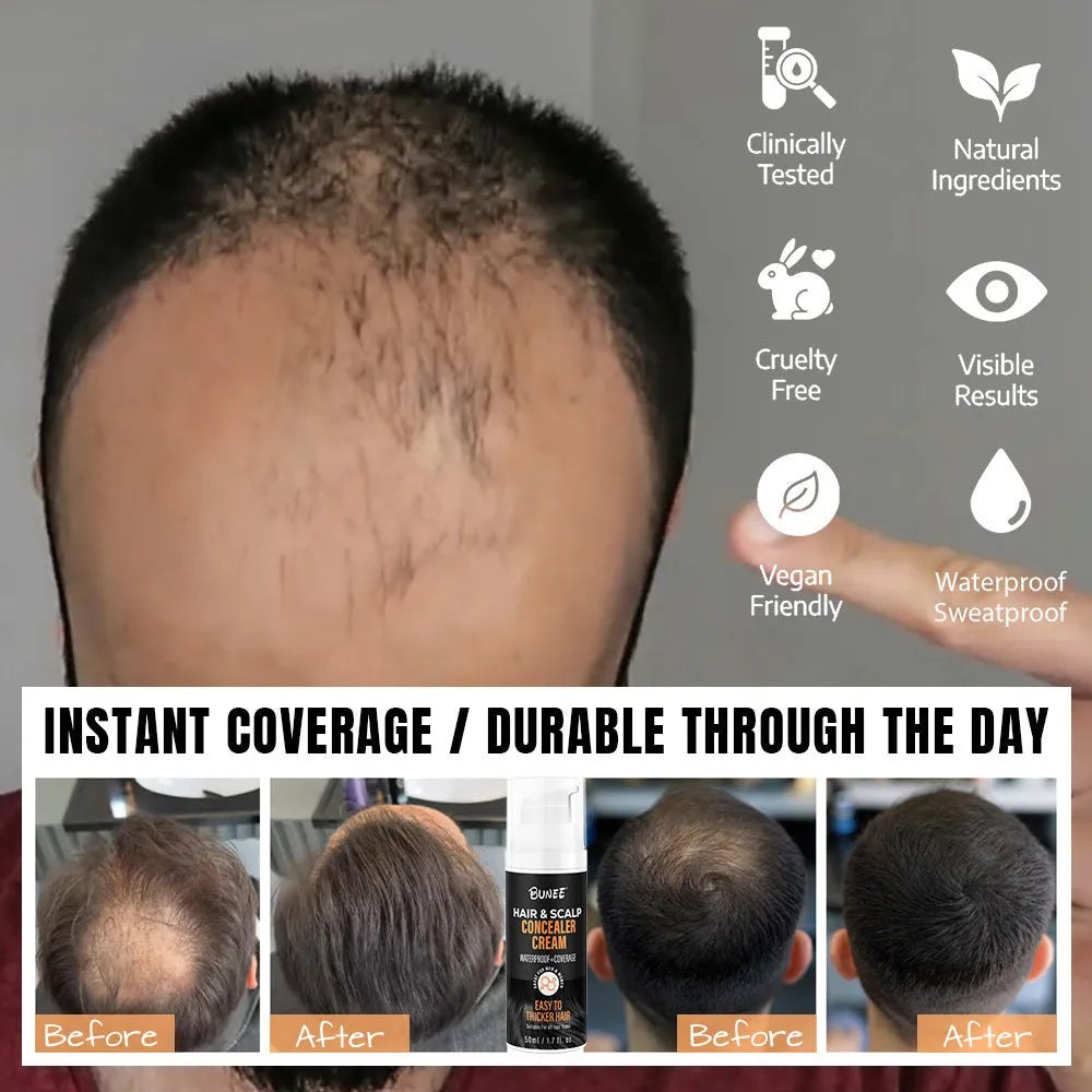 30ml scalp concealer pomade container for thinning hair coverage
