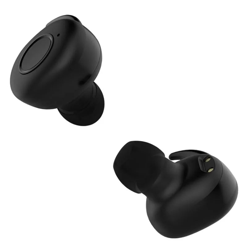 Compact Bluetooth wireless headphones with noise reduction in black, green, red, or white colours