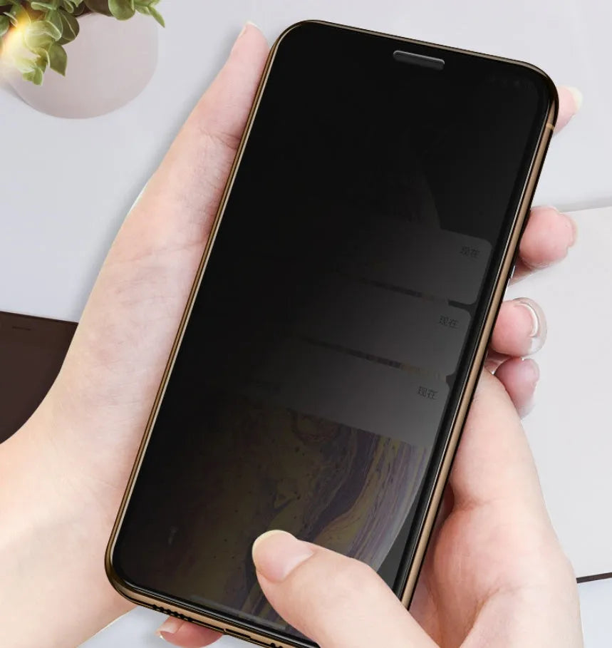 Tempered glass screen protector for Samsung Galaxy smartphones showing full-screen coverage.