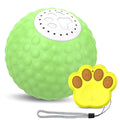 Smart remote control cat ball toy in blue, green or yellow colours with rolling motion and sound features