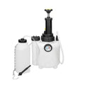 White 3-litre brake oil tank tool with copper tank and iron handle for automotive brake fluid changing