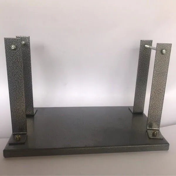 Black iron flip chip mounting bracket for a portable electric planer.
