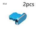 Aluminium alloy dust plug for iPhone charging port in multiple colour options.