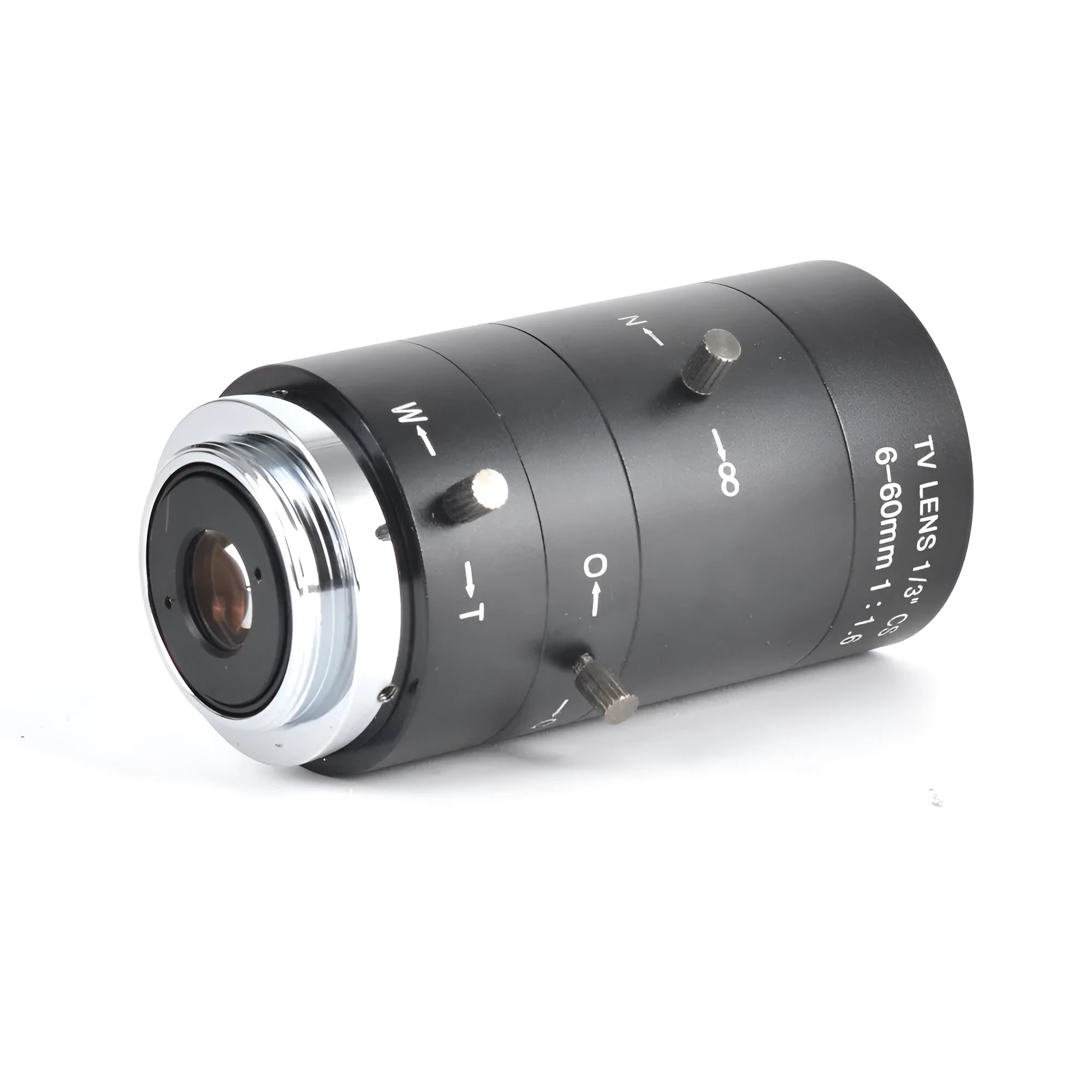 Black manual aperture 6-60mm CS mount camera lens for CCTV security cameras