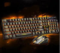 Limei GTX300 gaming keyboard and mouse set with backlight in four colour variations