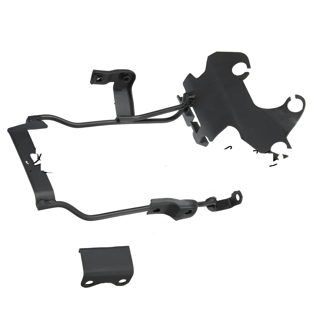 Black motorcycle headlight and instrument bracket for Yamaha FZ6N, 2kg, with handmade or machinery manufacturing options