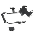 Black motorcycle headlight and instrument bracket for Yamaha FZ6N, 2kg, with handmade or machinery manufacturing options