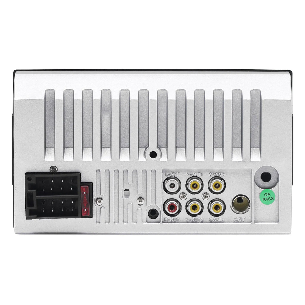 Black 7-inch digital signage player with remote control, supporting SD card and USB playback