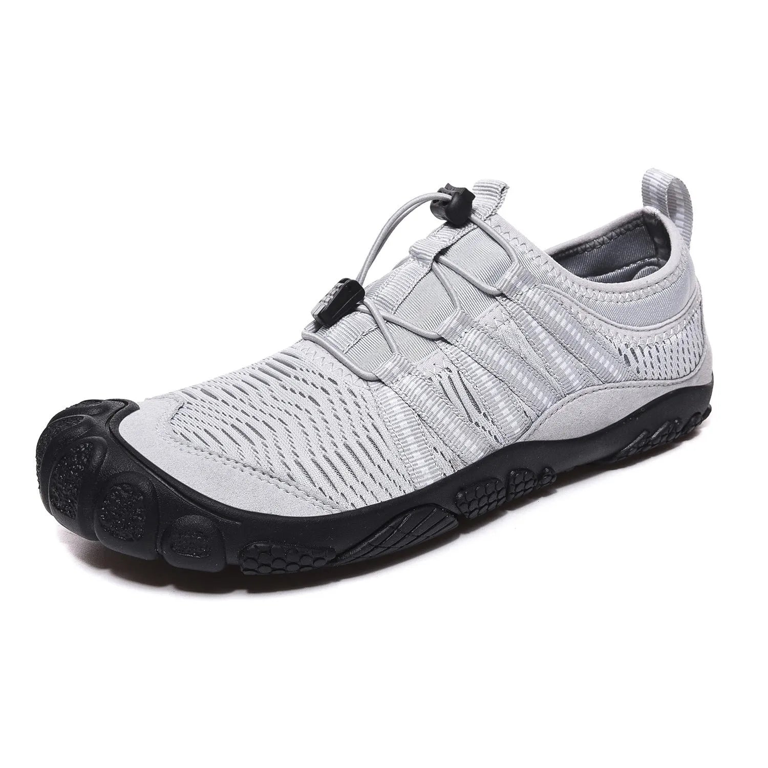 Men's and women's low-cut mesh river tracing shoes with elastic band and rubber sole