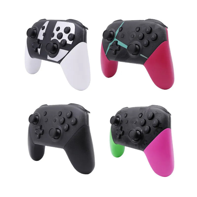 Black wireless Bluetooth gamepad for Nintendo Switch Pro Lite with USB cable
