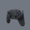 Black wireless Bluetooth gamepad for Nintendo Switch Pro Lite with USB cable