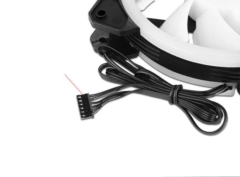 Camouflage pattern 12cm RGB colour changing PC case cooling fan