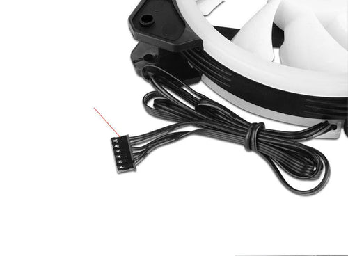 Camouflage pattern 12cm RGB colour changing PC case cooling fan