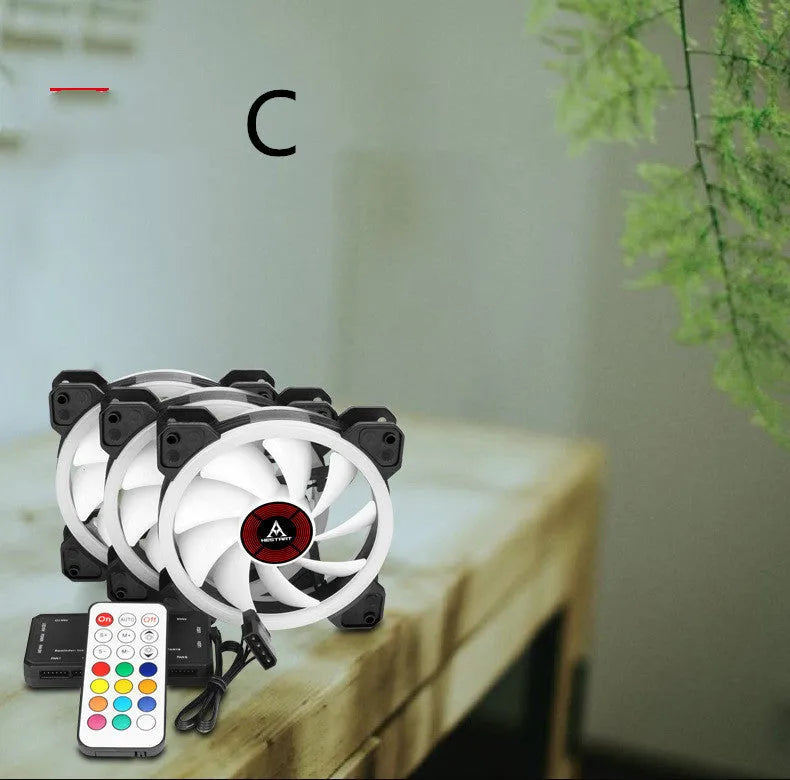 Camouflage pattern 12cm RGB colour changing PC case cooling fan
