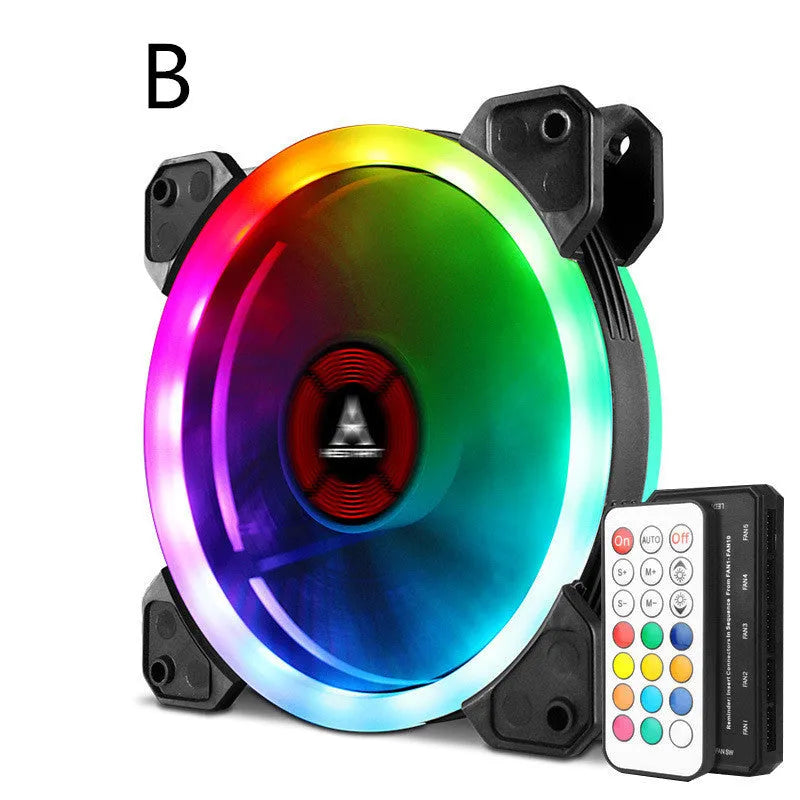 Camouflage pattern 12cm RGB colour changing PC case cooling fan