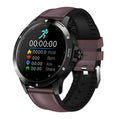 Waterproof sports bracelet with circular IPS screen on silicone wristband
