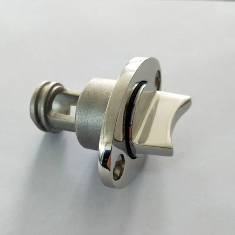 Stainless steel marine water plug for ships and yachts with corrosion resistant 316 construction