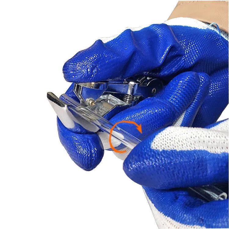 Zinc Alloy glass tube cutter tool designed for cutting rods and tubes up to 45mm in diameter.