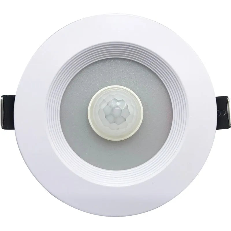 Infrared body sensing LED downlight with aluminium housing for motion-activated kitchen study toilet lighting