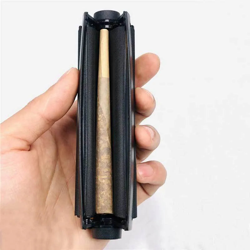 Manual cigarette maker with plastic construction and 110mm cigarette cloth specification