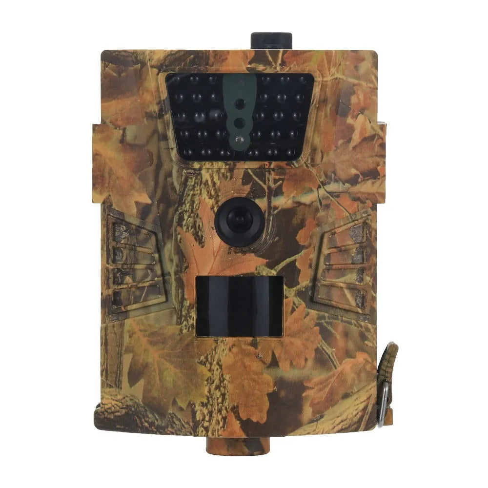 Wireless outdoor trail camera for orchard surveillance with night vision