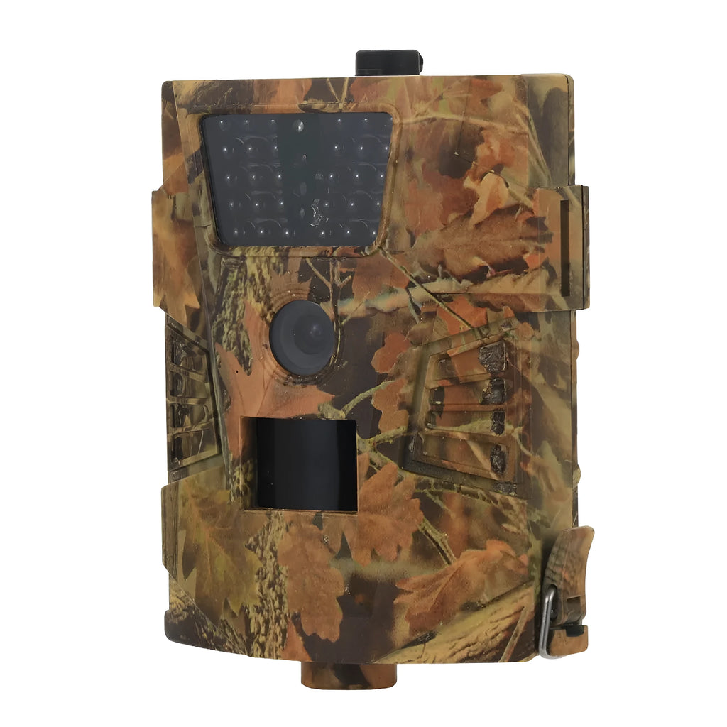 Wireless outdoor trail camera for orchard surveillance with night vision