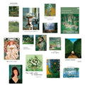 Nordic literary style wall mural example on special paper for home decoration.