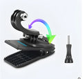 360-degree rotating backpack clip for GoPro action cameras with ABS and aluminium alloy construction