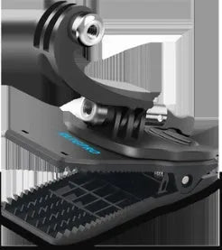 360-degree rotating backpack clip for GoPro action cameras with ABS and aluminium alloy construction