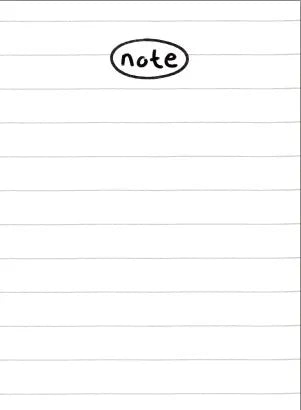 Memo pad for students showing various page styles like weekly plan and to do list.